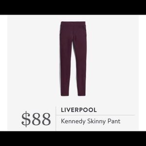 Dark purple Skinny Liverpool leggings - Kennedy